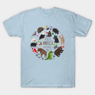 North America animals collection T-Shirt